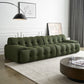 Scandinavian Style Solid Color Sofa 41.33" Wide Tufted Back Sofa