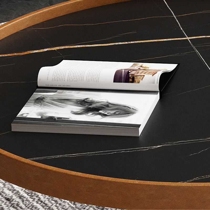 Modern Slate Tray Top 3 Legs Coffee Table White/Black Round Table Clearhalo 'Coffee & Accent Tables' 'Coffee Tables' 'coffee_tables' 'furn' 'furn_coffee_tables' 'Furniture' 'Living Room Furniture' 1200x1200_a54218f5-c613-4b36-9a2e-212ec39e43ac