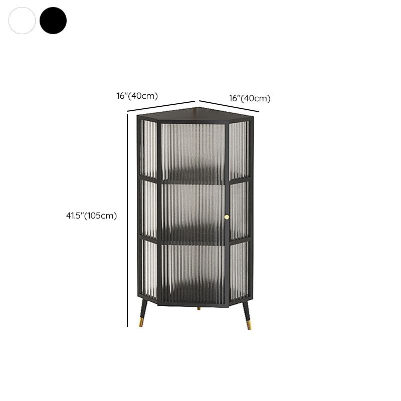 モダンな収納キャビネットガラスドアビュッフェキャビネットダイニングルーム用