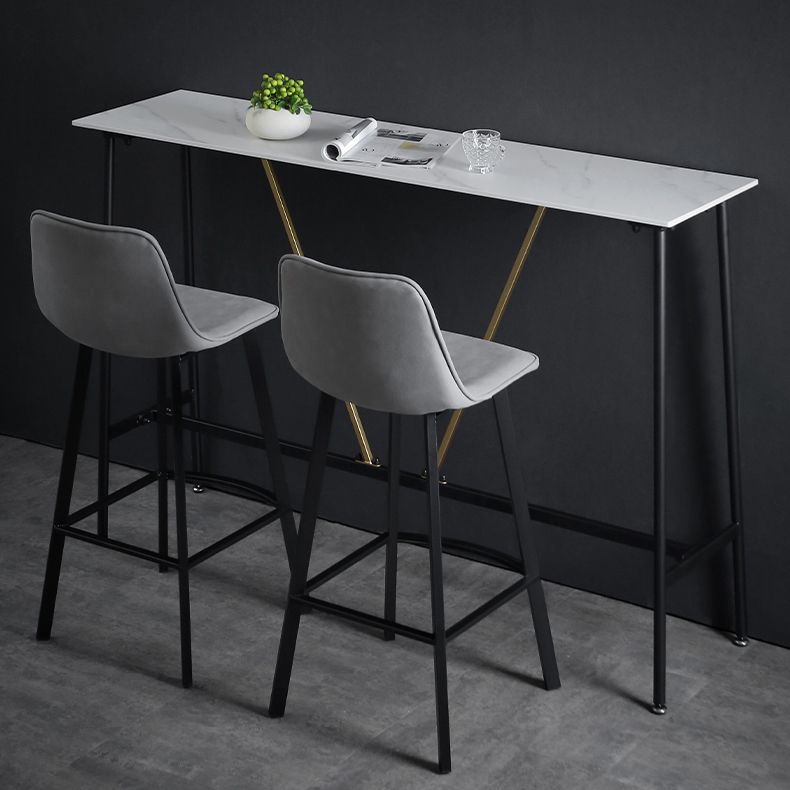 Industrial Style Bar-stool Iron Legs Counter Stool for Restaurant Bar Clearhalo 'Bar Furniture' 'Bar Stools' 'bar_stools' 'furn' 'furn_bar_stools' 'furniture_bar_stools' 'Kitchen & Dining Furniture' 'kitchen&dining_furn' 'kitchen' 'kitchen_furn' Furniture' 1200x1200_a543c004-6bdf-40e8-b633-81baa44c93b4