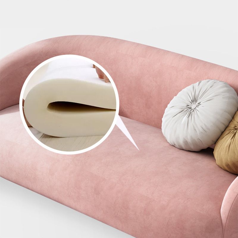 Mid-Century Modern Tight Back Sofa Curved 30.71" D X 29.92" H Loveseat Clearhalo 'furn' 'furn_sofas' 'Furniture' 'furniture_sofas' 'kitchen' 'kitchen_sofas' 'Living Room Furniture' 'Sofa' 'sofas' 1200x1200_a5453057-aabb-4981-88ed-444cd0b0479d