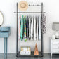 Perchero de suelo minimalista moderno con soporte de pasillo de metal para el hogar