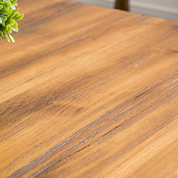 Rectangle Industrial Style Dining Table Solid Wood Fixed Table for Restaurant Clearhalo ' dining_table' 'Dining Tables & Seating' 'Dining Tables' 'furn' 'furn_dining_table' 'Furniture' 'furniture_dining_table' 'Kitchen & Dining Furniture' 'kitchen&dining_furn' 'kitchen' 'kitchen_dining_table' 1200x1200_a545f6cb-a6ef-4cc3-8eb5-e9c2aab34219