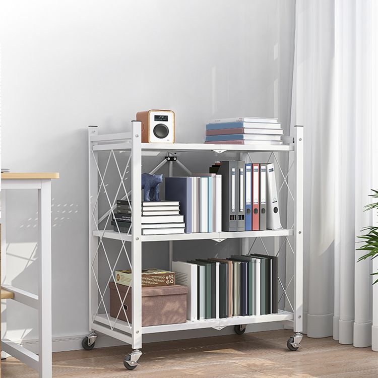 Moderner Stil Metal -Bücherregal Open Etagere Regal Heimbuchhandel