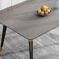 Glam Style Furniture Rectangle Stone Dining Room Table for Kitchen Clearhalo 'Dining Tables & Seating' 'Dining Tables' 'dining_table' 'furn' 'furn_dining_table' 'Furniture' 'Kitchen & Dining Furniture' 1200x1200_a549792e-4b81-4d4f-b7c3-6d4290f667dc