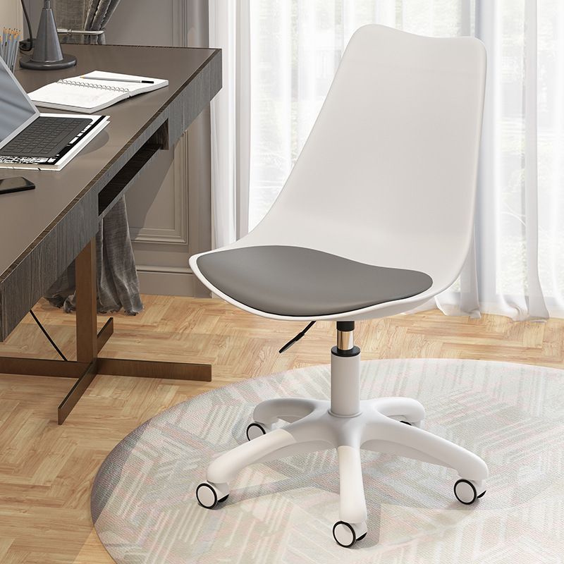 White Nylon Modern Conference Chair Low Back Conference Chair Clearhalo 'Furniture' 'furniture_office_chair' 'Office Chairs' 'Office Furniture' 'office_chair' 1200x1200_a54e302b-bd23-4f33-b84f-bf0d7aeb38ed