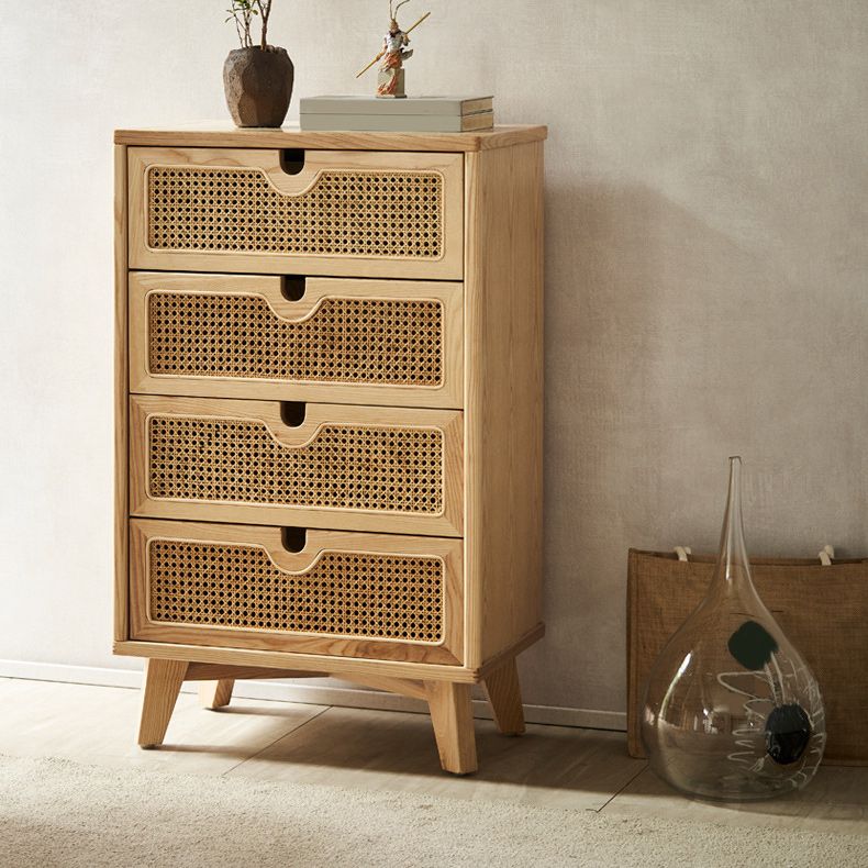 Modern Natural Accent Chest with Drawers and Solid Wood Straight Legs Clearhalo 'Cabinets & Chests' 'cabinets_chests' 'furn' 'furn_cabinets_chests' 'Furniture' 'Living Room Furniture' 1200x1200_a552f8e4-f155-405f-b7ed-d1c8d53a998e