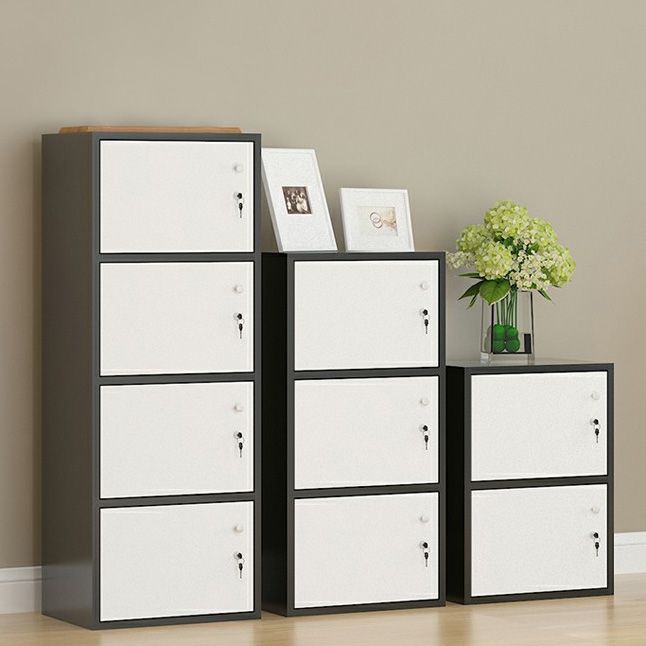 Lichte houten afwerking niet-hangende armoire moderne opbergkast voor thuis