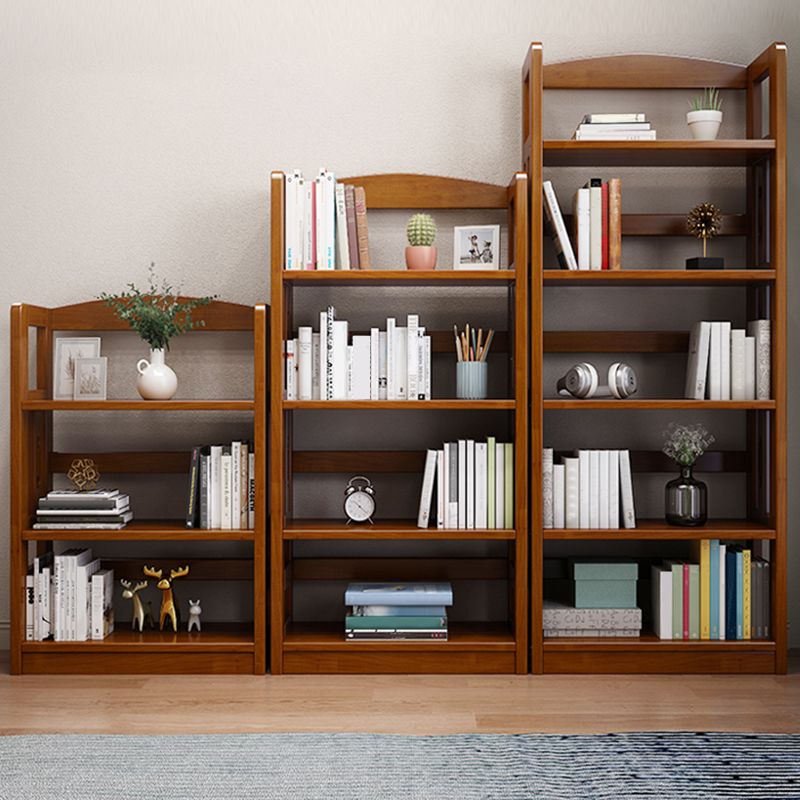 Contemporary Standard Bookshelf Wooden Open Back Bookcase with Shelves Clearhalo 'Bookcases' 'furn' 'furn_bookcases' 'Furniture' 'Office Furniture' 1200x1200_a558f727-76ce-463c-8137-9252d45a5c1c