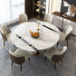 Traditional Luxury Round Dining Table Sintered Stone Table with Pedestal Base Clearhalo ' dining_table' 'Dining Tables & Seating' 'Dining Tables' 'furn' 'furn_dining_table' 'Furniture' 'furniture_dining_table' 'Kitchen & Dining Furniture' 'kitchen&dining_furn' 'kitchen' 'kitchen_dining_table' 1200x1200_a559538a-39f6-434b-9d7d-bd673f00b718