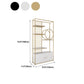 11.8" W Modern Metal Bookcase with Rectangular Shelves Etagere Bookshelf Clearhalo 'Bookcases' 'furn' 'furn_bookcases' 'Furniture' 'Office Furniture' 1200x1200_a55a68a1-c8ab-4502-abc9-de7d5a1e1f40