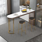 Contemporary Pub Table Set 1/2/3 Pcs Metal Frame Bar Table and Stools Clearhalo 'Bar Furniture' 'furn' 'furn_home_bar_bar_sets' 'Furniture' 'Home Bars & Bar Sets' 'home_bar_bar_sets' 'Kitchen & Dining Furniture' 1200x1200_a55affbb-8799-43e4-a620-9638b08cf2c4