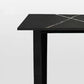 Rectangle Black Base Dining Table Modern Stone Double Pedestal Table Clearhalo 'Dining Tables & Seating' 'Dining Tables' 'dining_table' 'furn' 'furn_dining_table' 'Furniture' 'Kitchen & Dining Furniture' 1200x1200_a55c1927-20b3-44aa-bb02-146a95893524