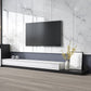 3 - Drawers TV Media Console, 63 "/ 79" Console TV moderne avec stockage coulissant