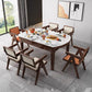 4 Legs Dining Table Sintered Stone Top Table for Home Kitchen Dinner Clearhalo 'Dining Tables & Seating' 'Dining Tables' 'dining_table' 'furn' 'furn_dining_table' 'Furniture' 'Kitchen & Dining Furniture' 1200x1200_a55d5b72-2d18-4900-ae37-34803551658f