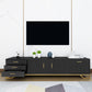 Glam TV Media Stand 16" W Wood Enclosed Storage TV Stand Console with Drawers Clearhalo 'furn' 'furn_tv_stands_entertainment_centers' 'Furniture' 'Living Room Furniture' 'TV Stands & Entertainment Centers' 'TV Stands & Media Storage Furniture' 'tv_stands_entertainment_centers' 1200x1200_a55d5bba-a8dc-4be3-b893-84cf54bdaa1c