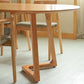 Contemporary Oval Dining Table Solid Wood Dining Table with Sled Base Clearhalo 'Dining Tables & Seating' 'Dining Tables' 'dining_table' 'furn' 'furn_dining_table' 'Furniture' 'furniture_dining_table' 'Kitchen & Dining Furniture' 'kitchen' 'kitchen_dining_table' 1200x1200_a55dfb8b-8a56-4ee7-ac5d-7dc96f19f850