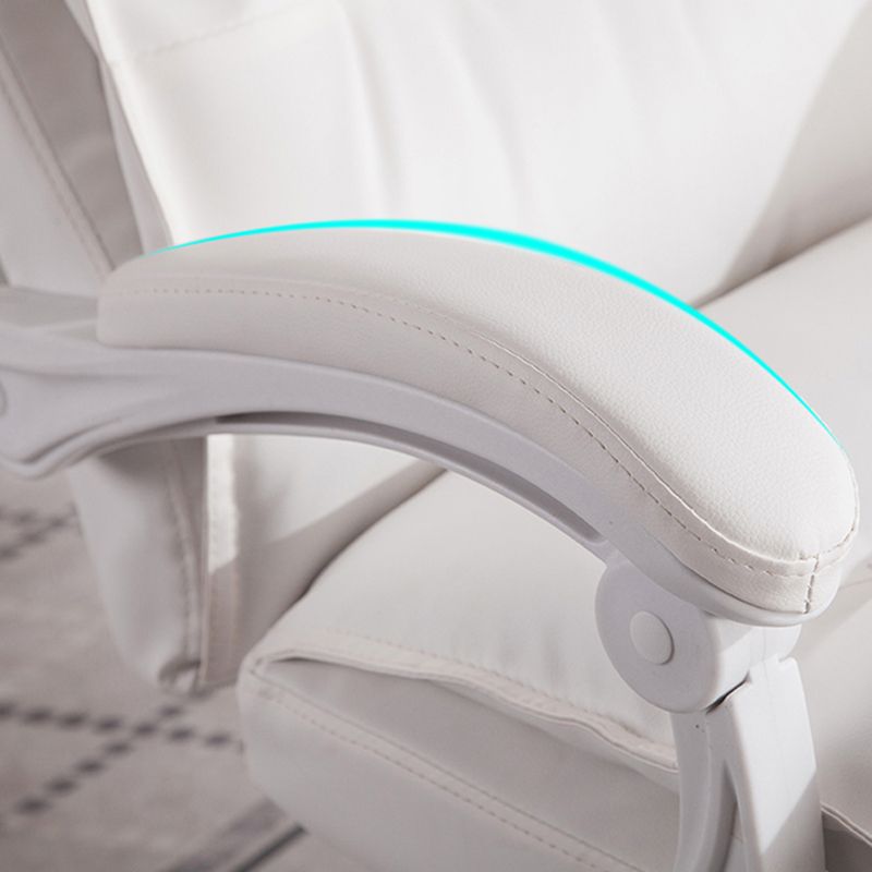 Padded Arms Office Chair Modern Leather No Distressing Ergonomic Desk Chair Clearhalo 'furn' 'furn_office_chair' 'Furniture' 'Office Chairs' 'Office Furniture' 'office_chair' 1200x1200_a55ea2d9-3f27-4140-aa1f-ba90095918c3