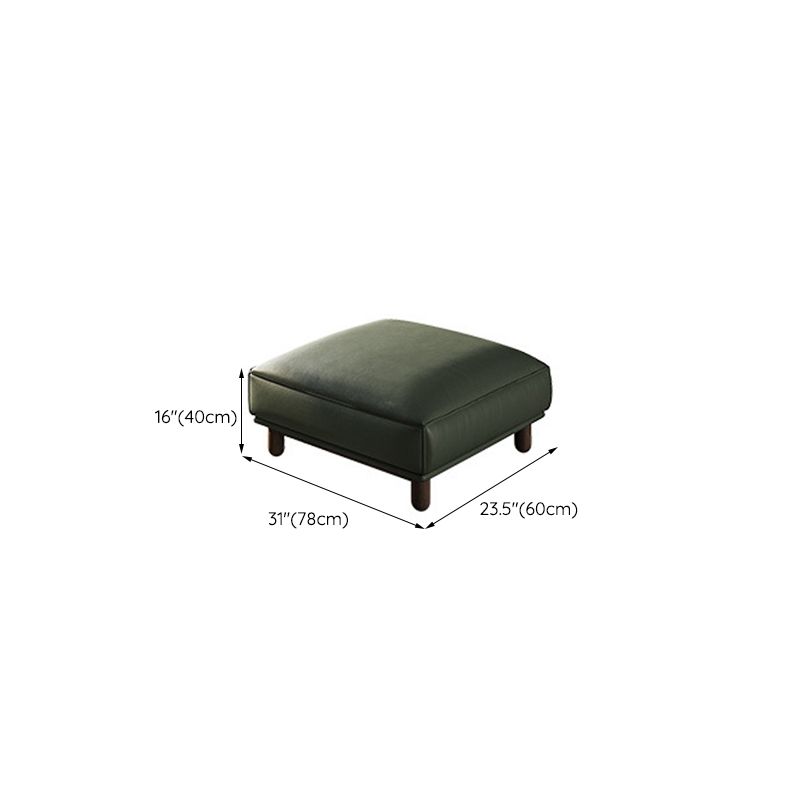 Cuscini verdi della foresta vintage a braccio quadrato salotto