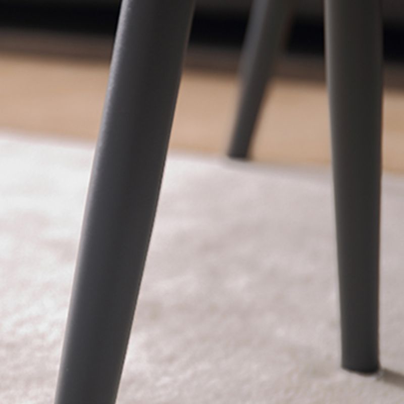 Metal Round 3 Legs End Table Minimalist Tray Top Accent Side Table