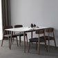 Contemporary Sintered Stone Dining Table Rectangular 4 Legs Table in White Clearhalo ' dining_table' 'Dining Tables & Seating' 'Dining Tables' 'furn' 'furn_dining_table' 'Furniture' 'furniture_dining_table' 'Kitchen & Dining Furniture' 'kitchen&dining_furn' 'kitchen' 'kitchen_dining_table' 1200x1200_a5607537-cfd8-4208-92e8-b6adc1ac80f4