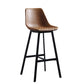Living Room Leather Counter Chair Bucket Industrial Footrest Counter Bar Stool Clearhalo 'Bar Furniture' 'Bar Stools' 'bar_stools' 'furn' 'furn_bar_stools' 'Furniture' 'Kitchen & Dining Furniture' 1200x1200_a56111b2-7c27-498a-a989-0c596626e59c