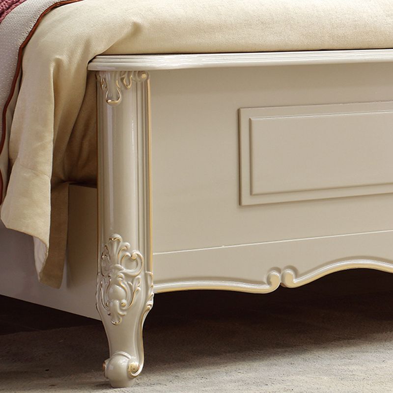 Victorian Style Wood Bed Frame Upholstered Tufted Standard Bed with Nailhead Clearhalo 'Bedroom Furniture' 'Beds' 'furn' 'furn_beds' 'Furniture' 1200x1200_a5633f8d-8bc4-418c-b6e1-dfe22abe30a4