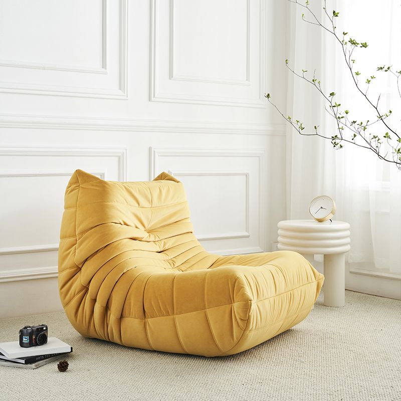 Modern Sewn Pillow Back Chair Solid Color Upholstered Armless Chair Clearhalo 'Accent Chairs' 'accent_chairs' 'Chairs & Seating' 'furn' 'furn_accent_chairs' 'Furniture' 'Living Room Furniture' 1200x1200_a564206a-2486-41de-95a4-16e73ad8bcc1