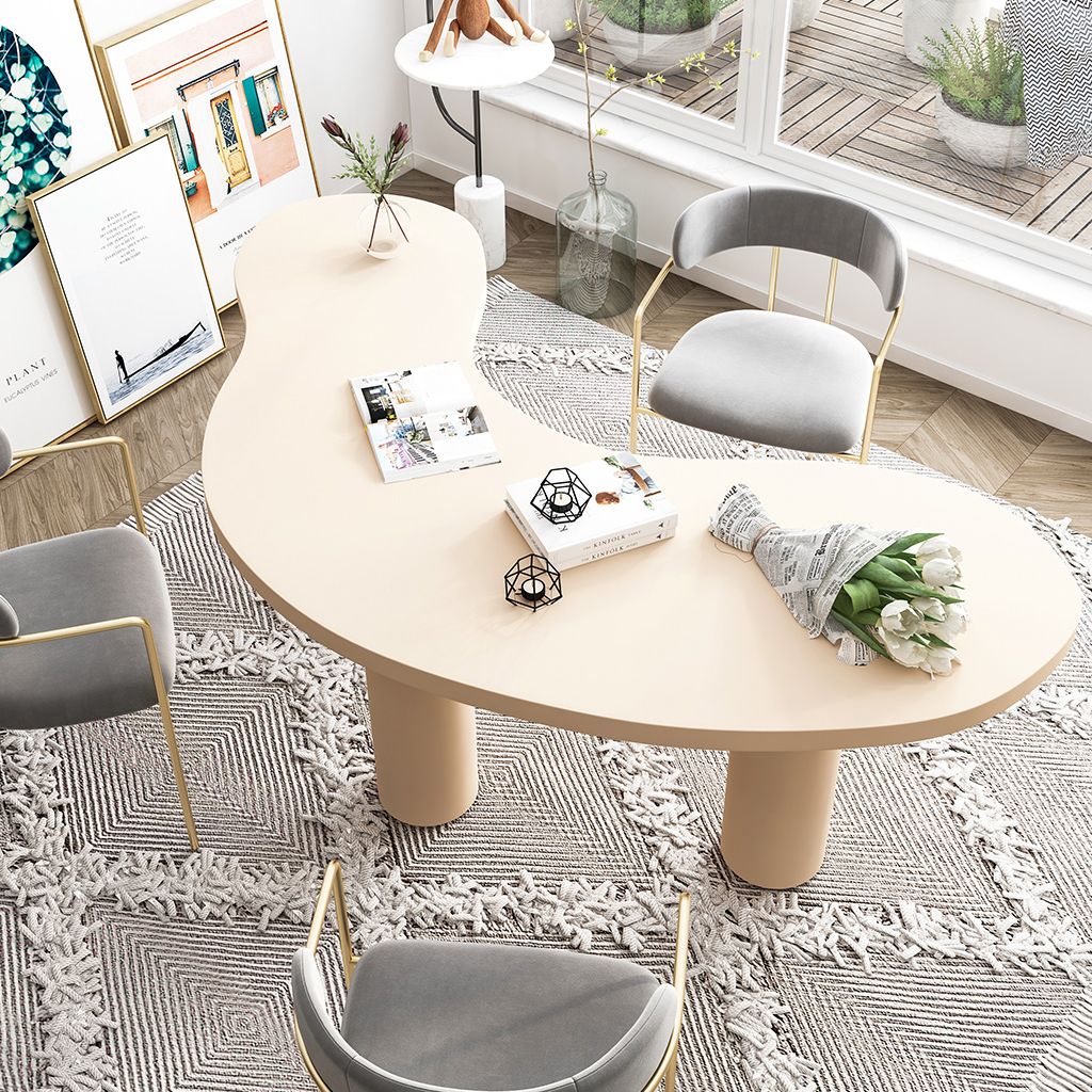 Mesa de trabajo de madera sólida de la oficina de oficina gratuita escritorio de escritura industrial