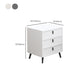 Contemporary Bedside Cabinet Engineered Wood Night Table with Drawers Clearhalo 'Bedroom Furniture' 'furn' 'furn_night_stand' 'Furniture' 'night_stand' 'Nightstands' 1200x1200_a564ddec-b0da-4ec0-b146-bed7bf680a65