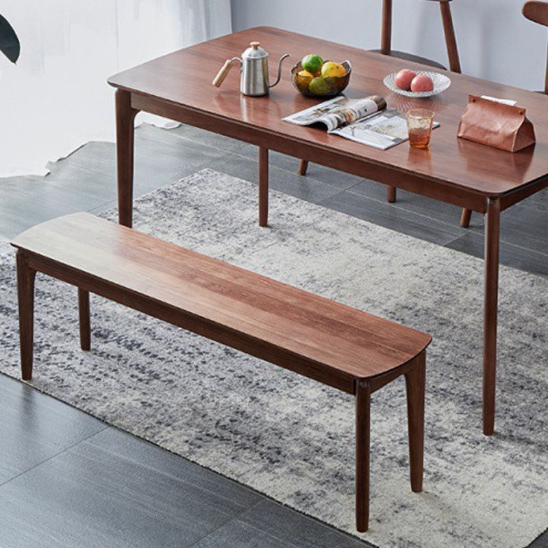 11.8" Wide Modern Seating Bench Solid Wood Ottoman Bench with Legs Clearhalo 'Benches' 'Chairs & Seating' 'furn' 'furn_benches' 'Furniture' 'Living Room Furniture' 1200x1200_a564f165-7bad-4c8b-97a5-d412e17529d6