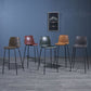 Contemporary Style Bar-stool Leather Counter Bar Stool for Kitchen Bar with Metal Legs Clearhalo 'Bar Furniture' 'Bar Stools' 'bar_stools' 'furn' 'furn_bar_stools' 'Furniture' 'furniture_bar_stools' 'Kitchen & Dining Furniture' 1200x1200_a56b5084-bd0d-4a57-99dc-34e21852d64a