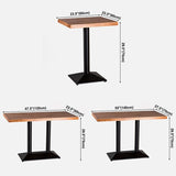 Industrial Style Furniture Solid Wood Dining Site Table for Dining Room Clearhalo ' dining_table' 'Dining Tables & Seating' 'Dining Tables' 'furn' 'furn_dining_table' 'Furniture' 'furniture_dining_table' 'Kitchen & Dining Furniture' 'kitchen&dining_furn' 'kitchen' 'kitchen_dining_table' 1200x1200_a56b89d5-1a5c-480b-acf6-1ef289ef8b50