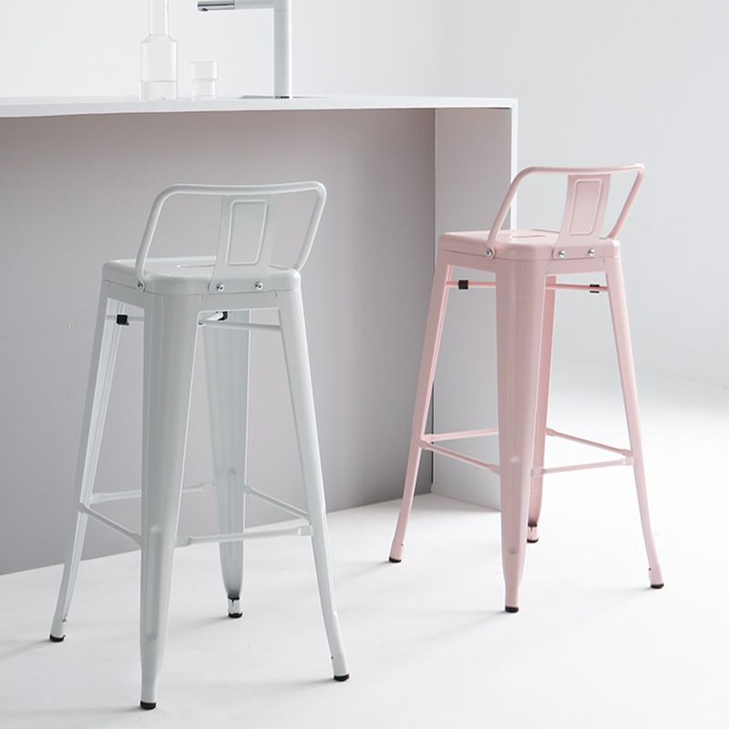 Modern Coffee Shop Sabures Cuadrones de metal cuadrado Bar & Counter Tabres