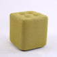 Contemporary Linen Upholstered Ottoman Rectangle/Square Shape Pouf