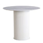 Simplicity Round Top Restaurant Table White Metal Base Dining Table Clearhalo 'Dining Tables & Seating' 'Dining Tables' 'dining_table' 'furn' 'furn_dining_table' 'Furniture' 'Kitchen & Dining Furniture' 1200x1200_a570a7fd-2011-45c1-b551-bb5c9dce6a0f