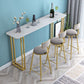 Glam Style Bar Table Set 1/4/7 Pieces Stone Rectangle Counter Table Set for Dining Room Clearhalo 'Bar Furniture' 'furn' 'furn_home_bar_bar_sets' 'Furniture' 'Home Bars & Bar Sets' 'home_bar_bar_sets' 'Kitchen & Dining Furniture' 1200x1200_a571f91c-a514-46c7-83fe-b73f52a2e08e