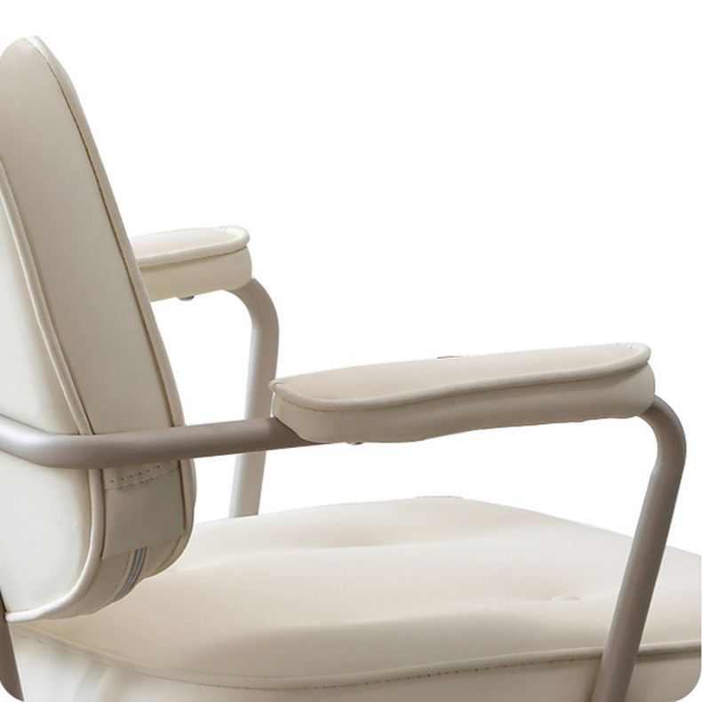 現代のパッド入りのアームズデスクチェアホイールには、オフィスのタスクチェアが含まれています