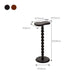 Traditional Wood End Table Sled Black/Brown Side End Snack Table Clearhalo 'Coffee & Accent Tables' 'End & Side Tables' 'end_side_tables' 'furn' 'furn_end_side_tables' 'Furniture' 'Living Room Furniture' 1200x1200_a57b819c-d236-4277-a32f-b50b2df0bb51