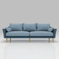 Contemporary Cushions Standard Sloped Arm Living Room 3-seater Sofa
