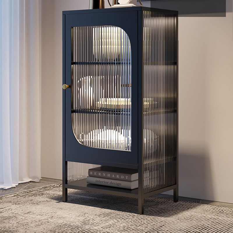 Tavolo laboard in metallo a buffet in stile glam senza luce