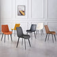 Contemporary Metal Dining Room Chairs Armless Upholstered Side Chairs (Set of 2) Clearhalo ' kitchen&dining_furn' 'Dining Chairs' 'Dining Tables & Seating' 'dining_chair' 'furn' 'furn_dining_chair' 'Furniture' 'furniture_dining_chair' 'Kitchen & Dining Furniture' 'kitchen' 1200x1200_a57f4a3a-c09d-4909-9878-328ef0a24497