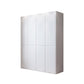 Engineered Wood Wardrobe Cabinet with Garment Rod Modern Wardrobe Closet