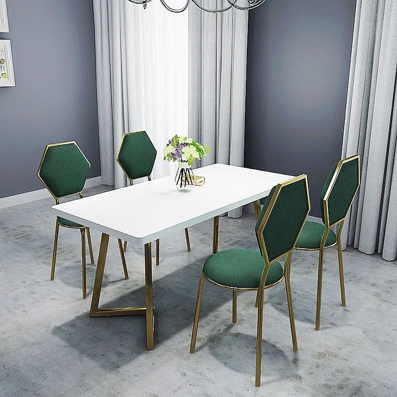 Solid Wood Dining Set with Velvet Chairs 1/3/5/7 Pieces Dinette Set for Home Clearhalo 'Dining Room Sets' 'Dining Tables & Seating' 'dining_room_set' 'furn' 'furn_dining_room_set' 'Furniture' 'Kitchen & Dining Furniture' 1200x1200_a5858122-1fac-488f-a698-fb4ea305bb30