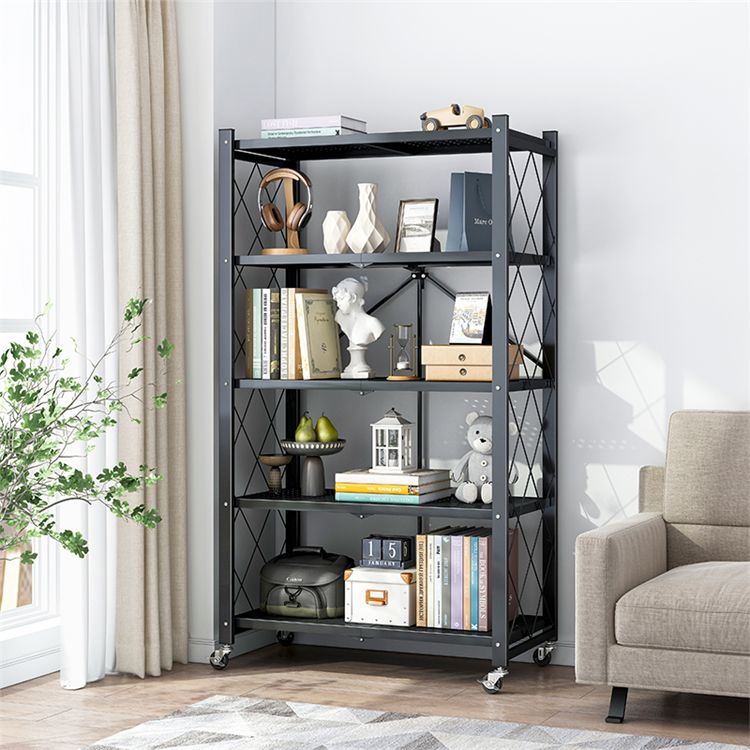 Moderner Stil Metal -Bücherregal Open Etagere Regal Heimbuchhandel