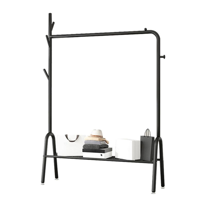 Fancy Hall Tree Hermoso árbol de entrada de metal con estante de almacenamiento de ganchos