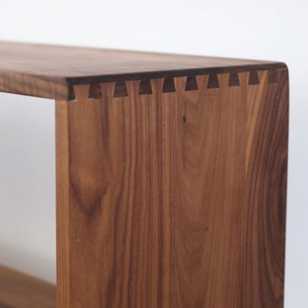 Scandinavian Open Back boekenplank standaard houten boekenkast met planken