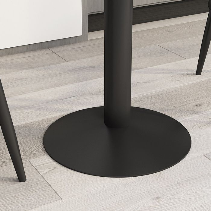 Modern Round Bar Table Set 1/3 Pcs Stone Top Bar Table and Leather Upholstered Stools Clearhalo 'Bar Furniture' 'furn' 'furn_home_bar_bar_sets' 'Furniture' 'Home Bars & Bar Sets' 'home_bar_bar_sets' 'Kitchen & Dining Furniture' 1200x1200_a58c98e9-e816-44b1-a139-d882120b3807