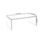 Modern Square Sled Base Glass Square Coffee Table for Apartment Clearhalo 'Coffee & Accent Tables' 'Coffee Tables' 'coffee_tables' 'furn' 'furn_coffee_tables' 'Furniture' 'furniture_coffee_tables' 'Living Room Furniture' 1200x1200_a58df20c-f73e-4a13-9671-7c0ec34aeab8
