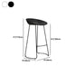 Modern Armless Backrest Counter Stool Iron Bar Stool with Acrylic Seat and Pedal for Cafe Clearhalo 'Bar Furniture' 'Bar Stools' 'bar_stools' 'furn' 'furn_bar_stools' 'Furniture' 'Kitchen & Dining Furniture' 1200x1200_a5900a69-79d4-40e3-9723-05f7ad7c8f1e